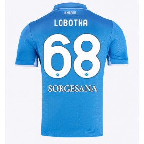 SSC Napoli Stanislav Lobotka #68 Replika Hjemmebanetrøje 2024-25 Kortærmet